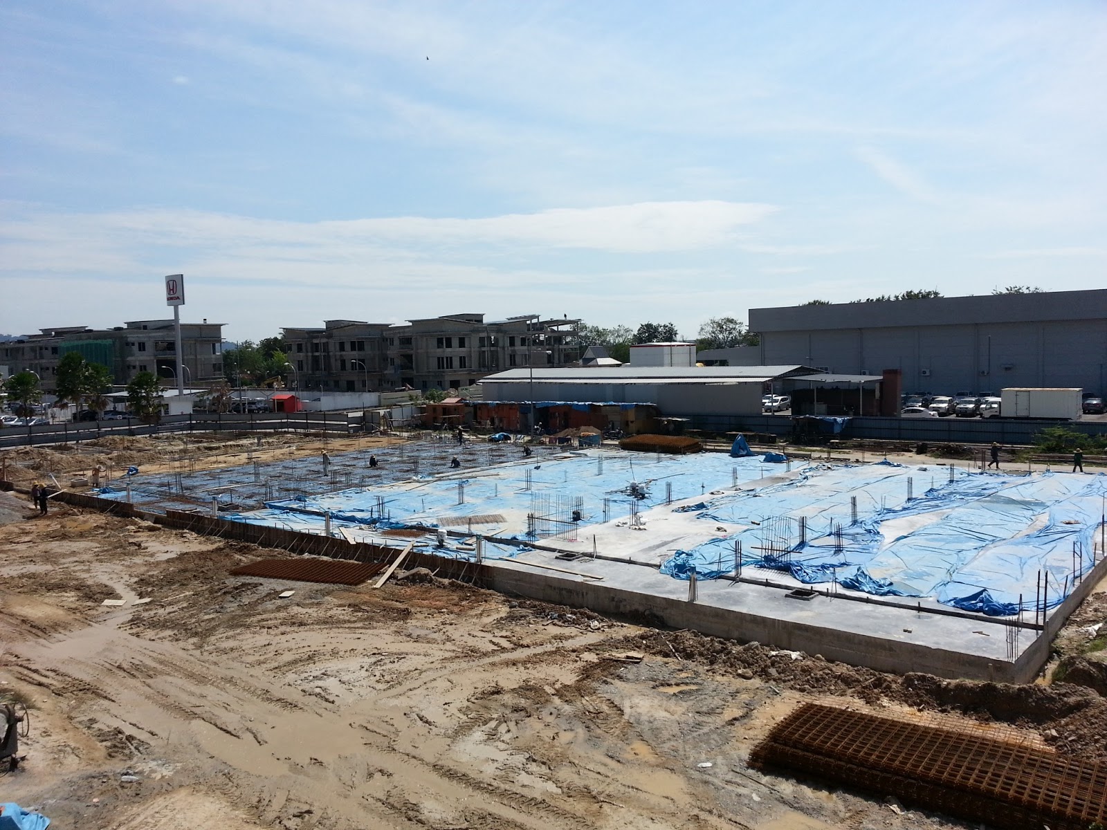 Mutiara Light Industrial Park Construction Progress as at 25th Jan 2013