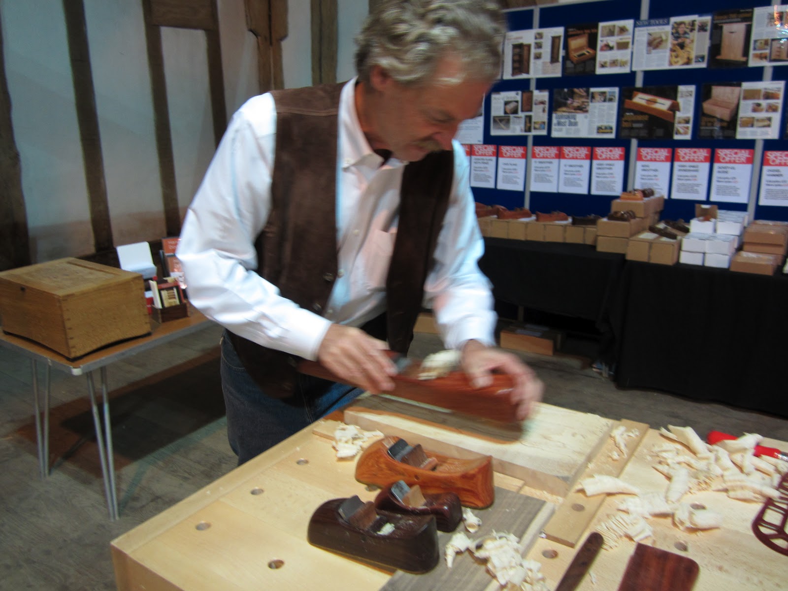 David Barron Furniture Tom Lie Nielsen at the European 