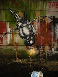 Arte callejeto - Graffiti de animales.