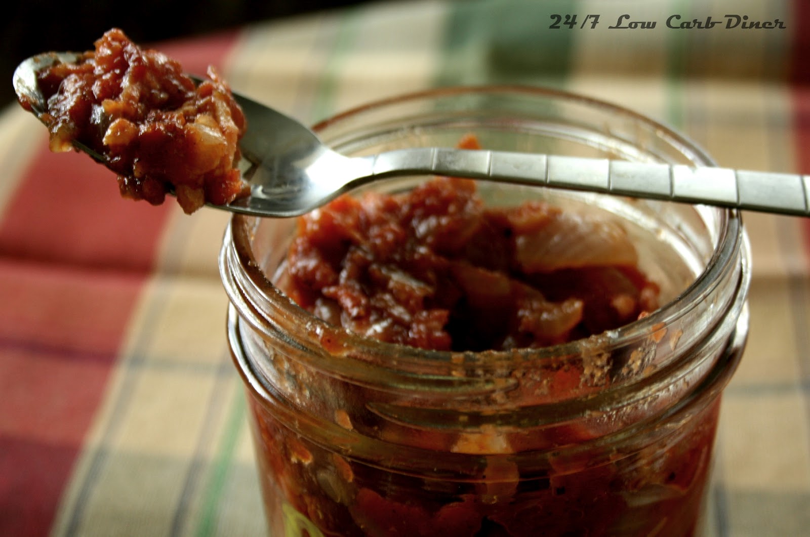 24/7 Low Carb Diner Bacon Jam Diner Style