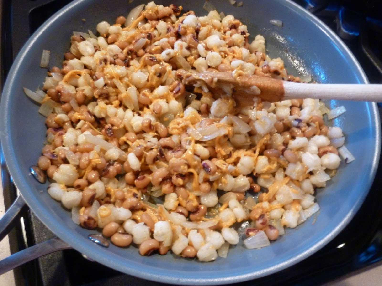 Foods For Long Life Vegan BlackEyed Pea And Hominy Enchiladas My