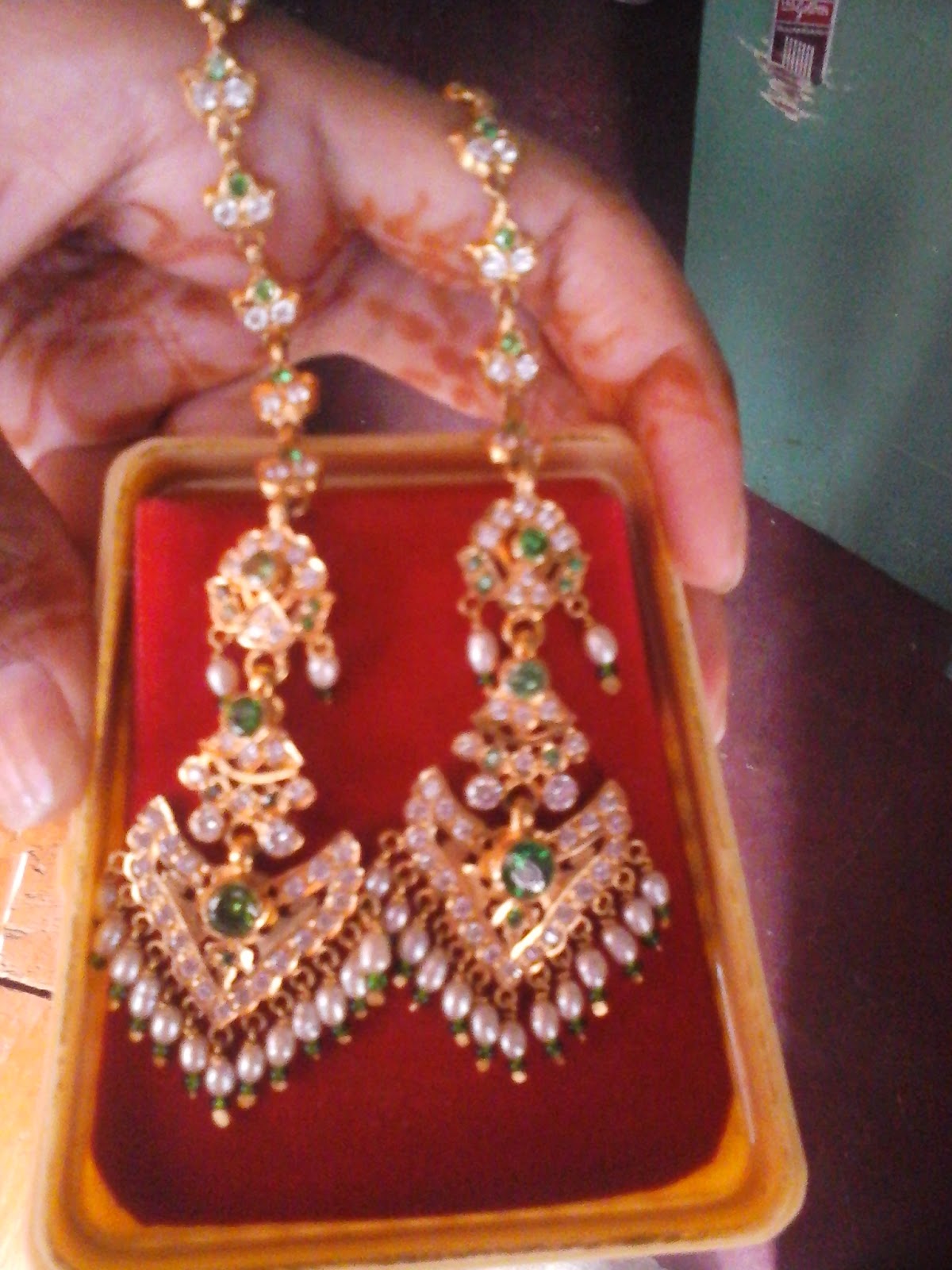 Royal rajputi earrings design Clearance