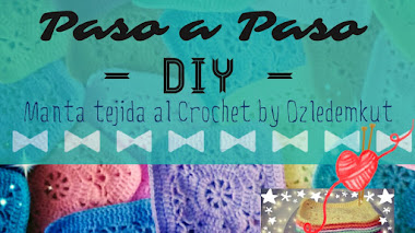 Manta tejida al Crochet - DIY