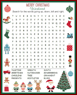 Fun Christmas Word Search Printable For Kids 4