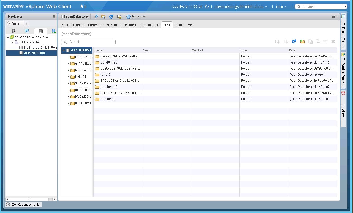 Just one more esxi-guy: How to create and remove directories in a vSAN ...