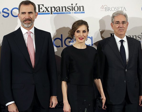 Queen Letizia and King Felipe attend the 30th Anniversary event of 'Expansion' Newspaper at the Westin Palace