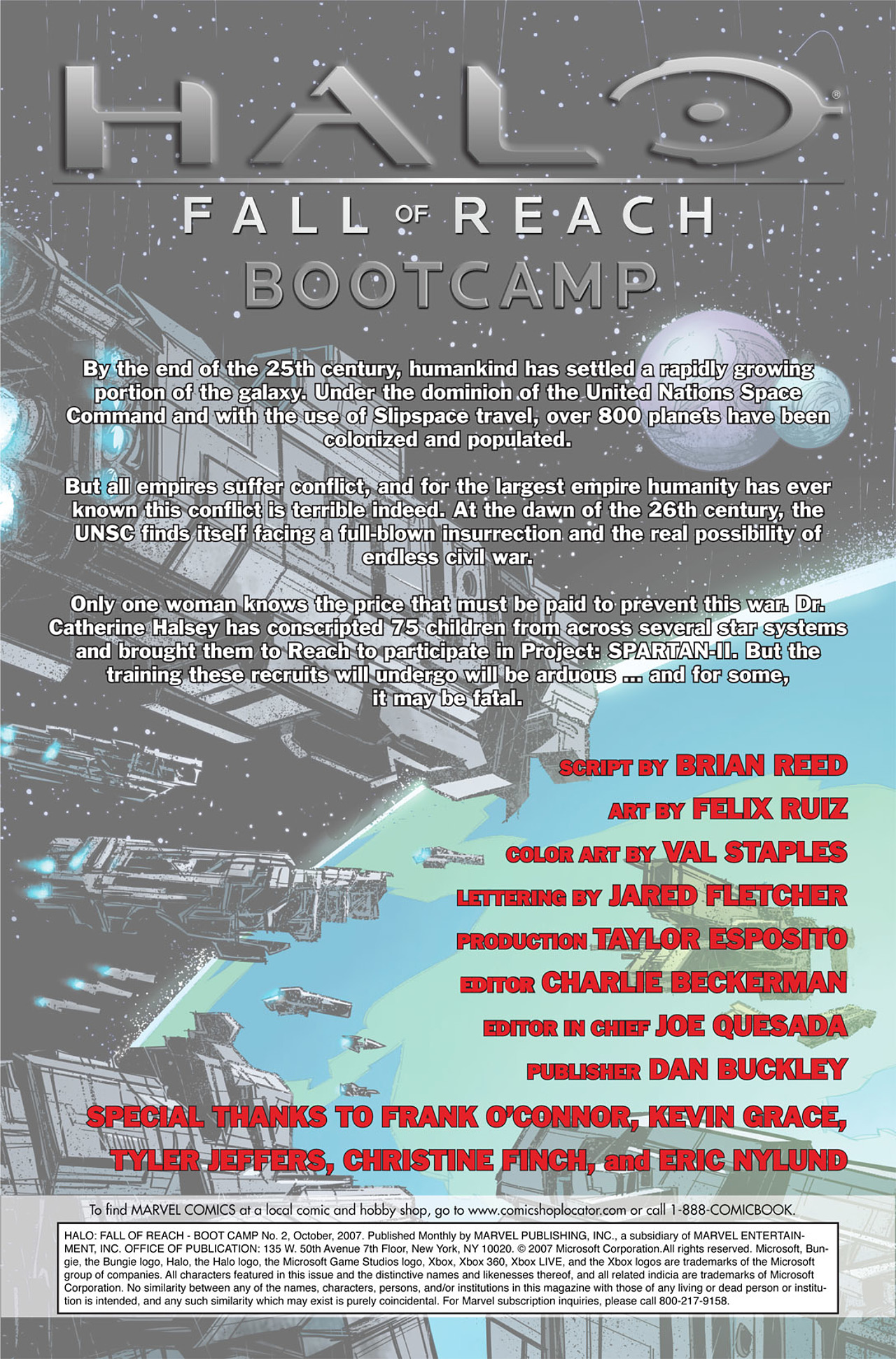 Read online Halo: Fall Of Reach - Boot Camp comic -  Issue # Full - 32