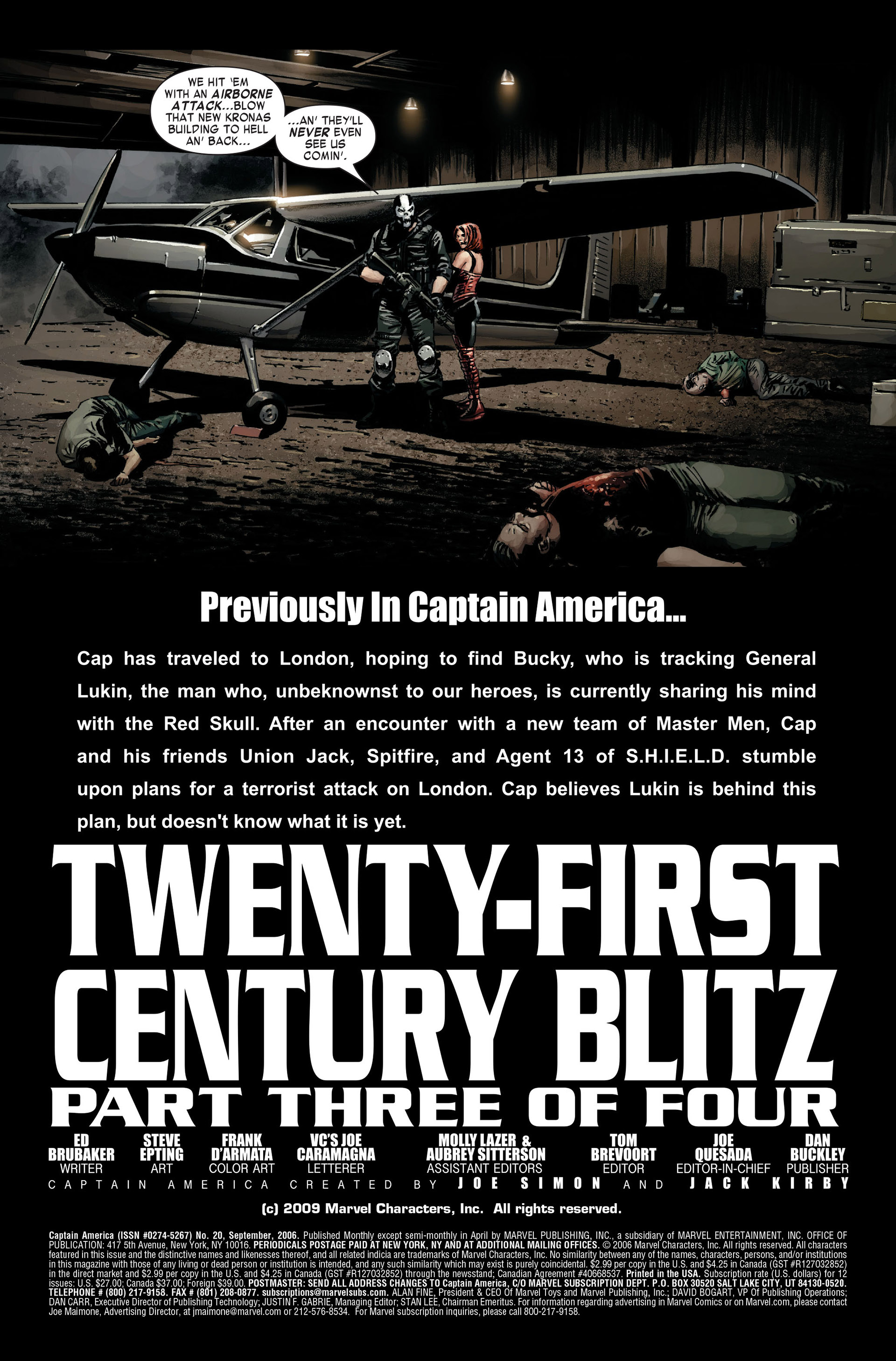 Read online Captain America (2005) comic -  Issue #20 - 3