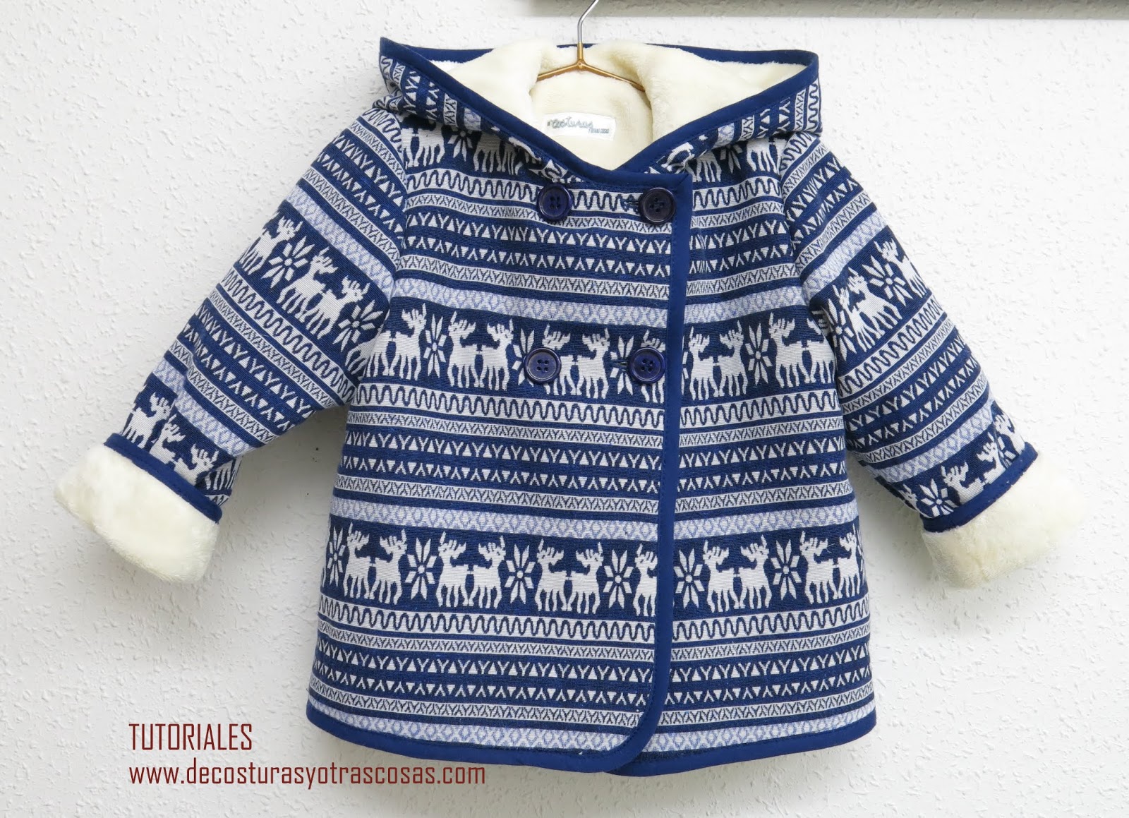 Fusso Coat 12 Meses Chaleco Con Capucha Para Niño/Bebé Abrigo