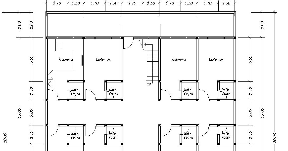 REMPONG HOME DESIGN Floor Plan Boarding House Design