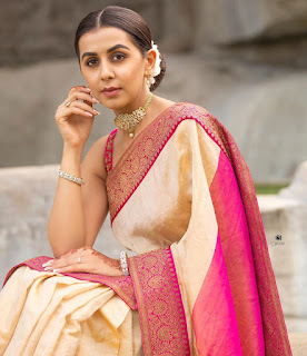 Actress Nikki Galrani New Saree Photos Actress Nikki Galrani New Saree Photos