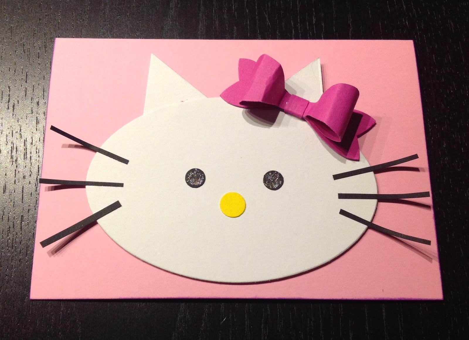 Kristin Stempelmädels: "Hello Kitty" Karte