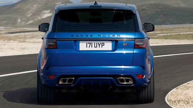 2018 Range Rover Sport SVR Acceleration Range Rover Sport SVR Top Speed