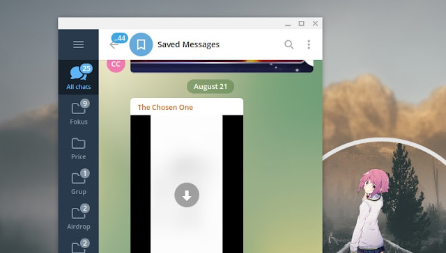 Cara Mengecilkan dan Memperbesar Tampilan Telegram di Windows
