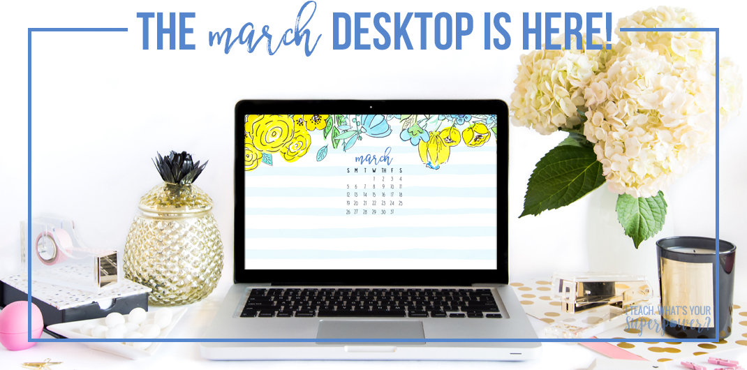 Desktop Calendar March 2017 Desktop Calendar March 2017
