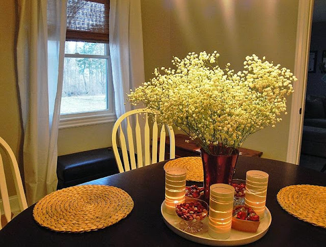 Dining room table centerpieces modern