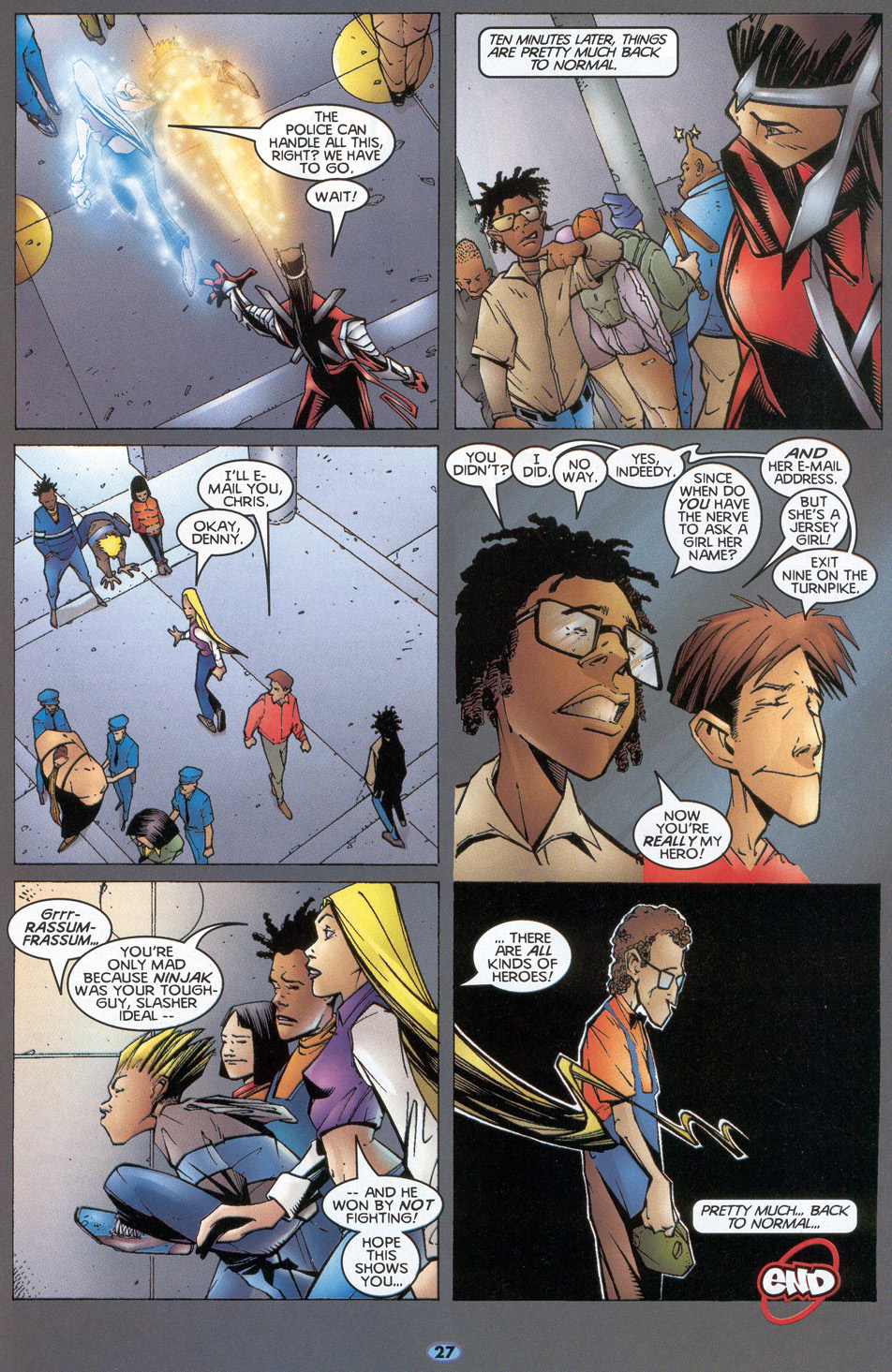 Read online Troublemakers comic -  Issue #5 - 24