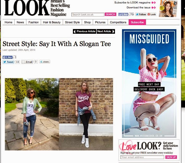 STREET STYLE IN LOOK MAGAZINE 