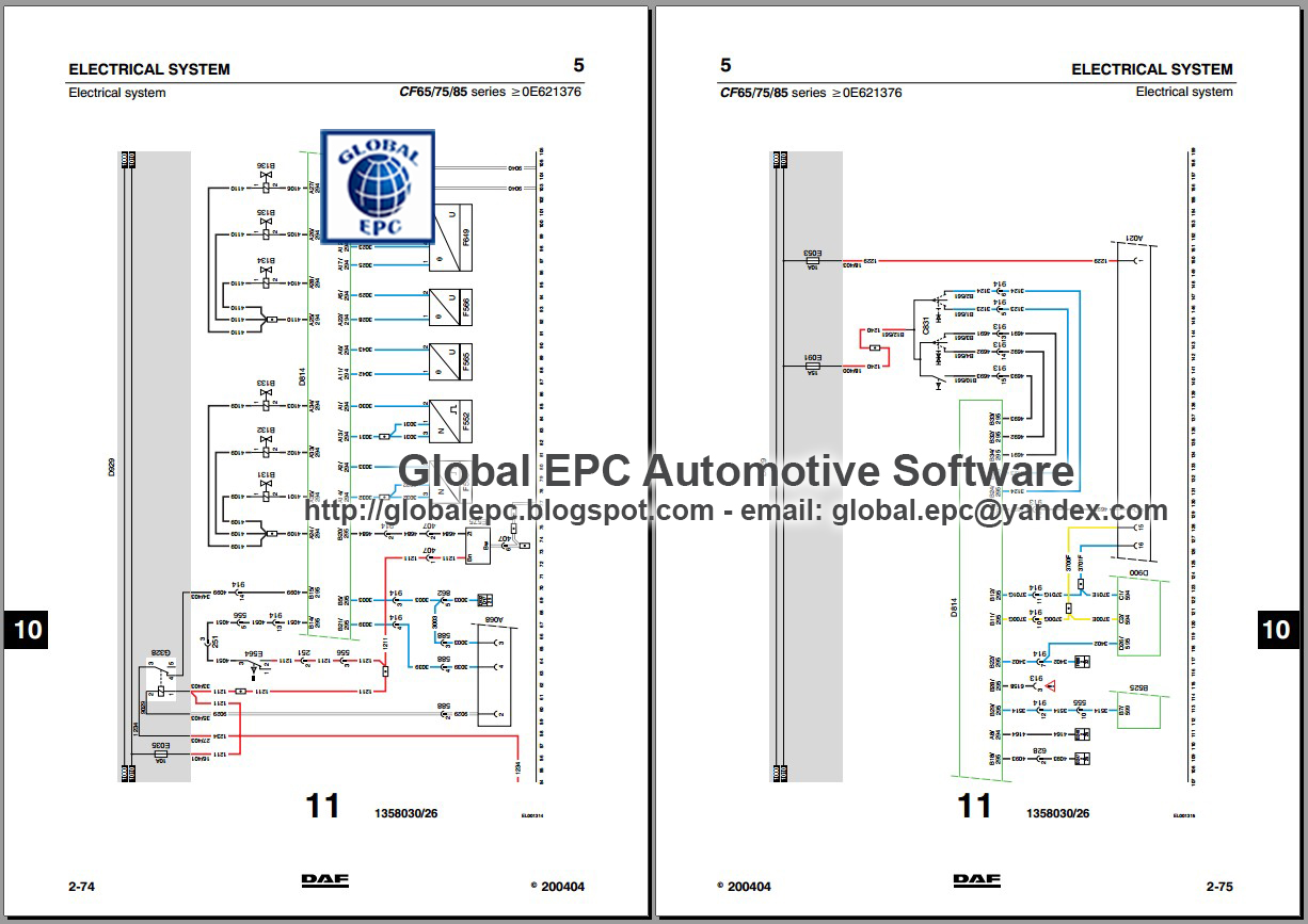 AUTO MOTO REPAIR MANUALS DAF 95XF CF65 CF75 CF85 LF45