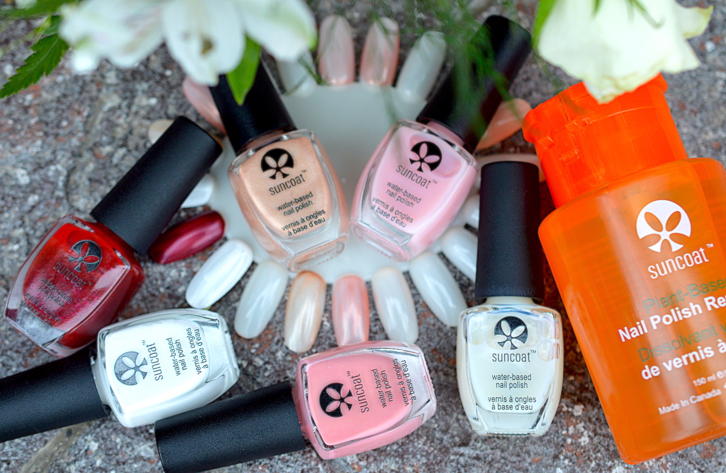 SUNCOAT WaterBased Nail Polish Review