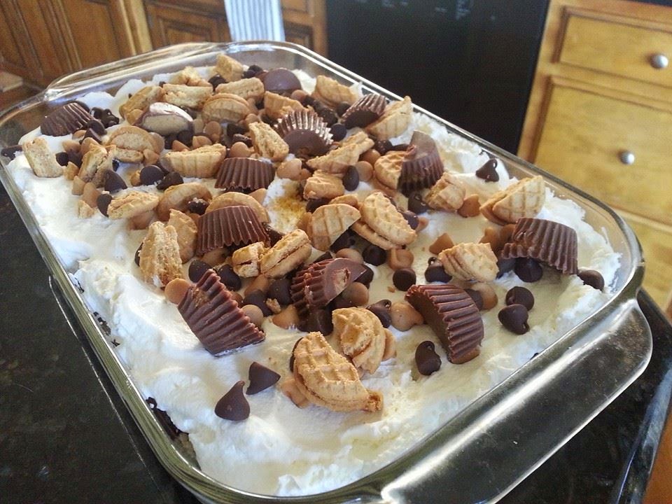 The Johnsons Cook Chocolate Peanut Butter Dream Bars