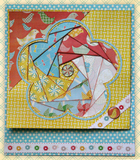 Deb's Crafty Side Iris Fold Cards