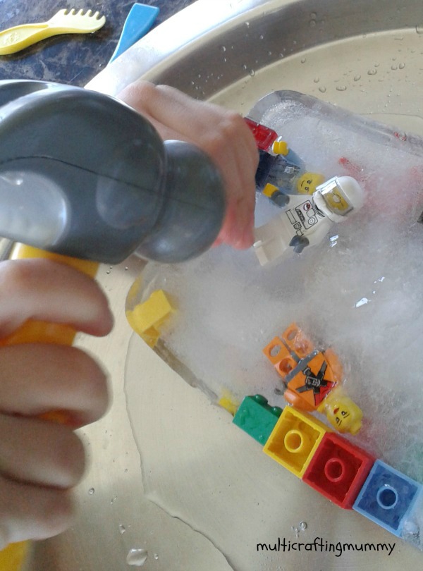 Dinosaur Ice Rescue Summer Activity - In The Playroom