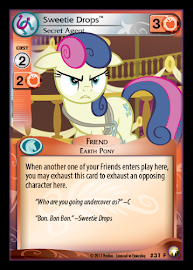 My Little Pony Sweetie Drops, Secret Agent Equestrian Odysseys CCG Card