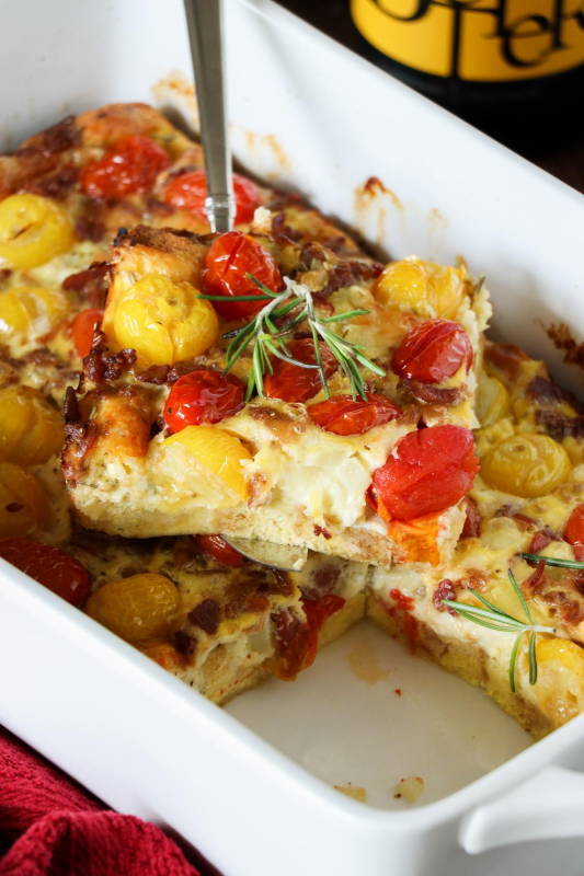 Butter Mom Up with JaM Cellars & TomatoBacon Breakfast Casserole The
