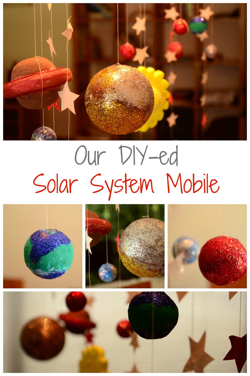 The Practical Mom: Our DIY Solar System Mobile