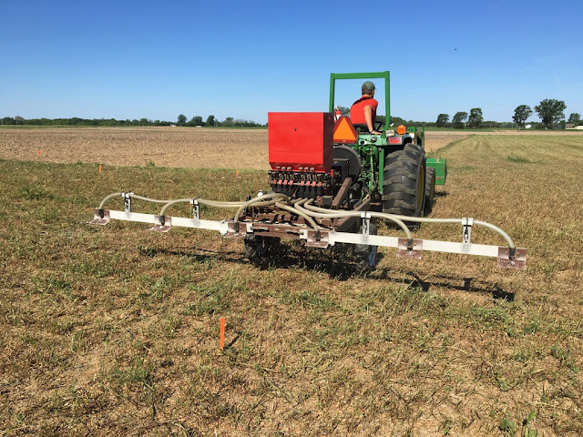 fertilizer to alfalfa regrowth