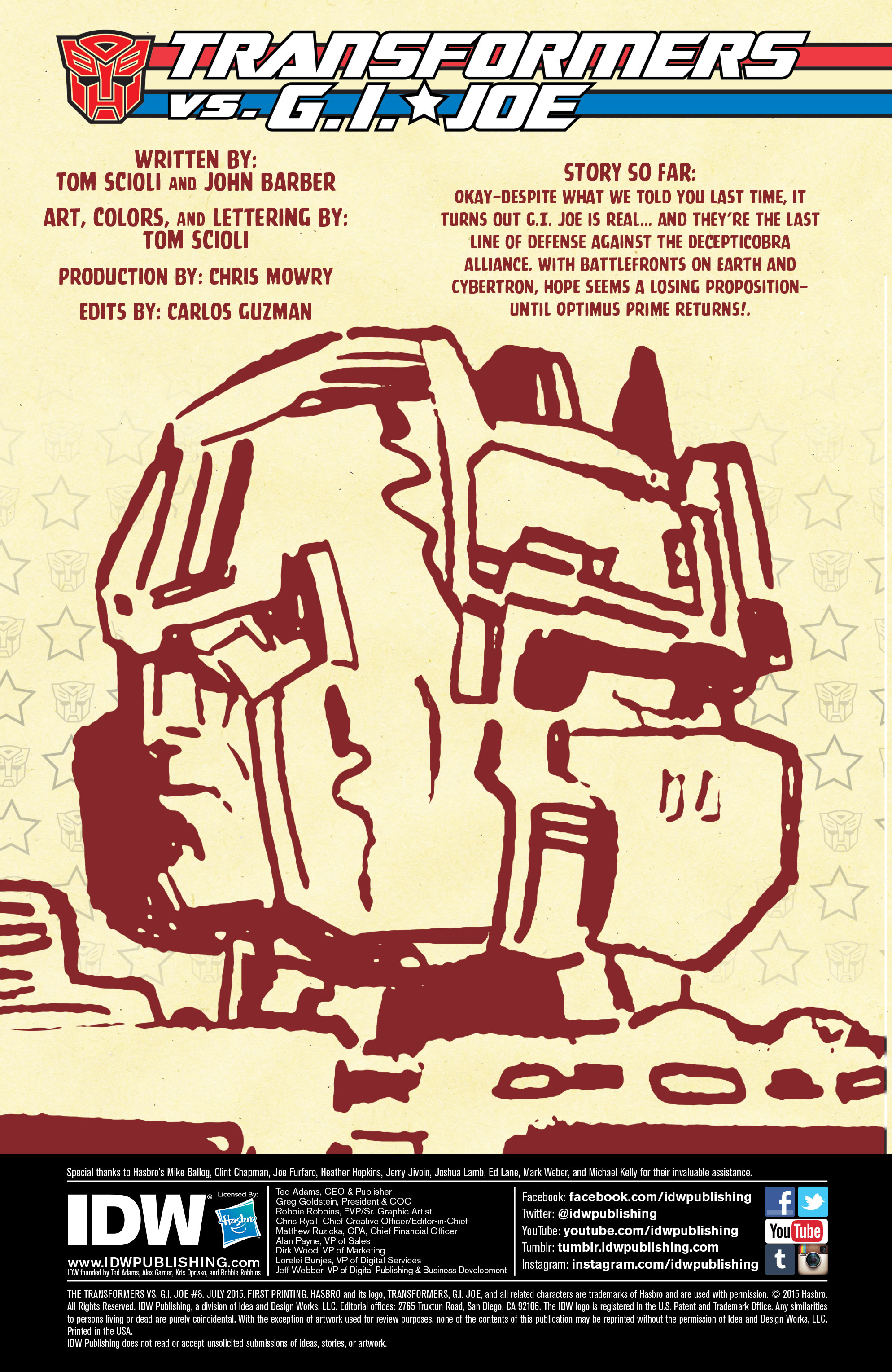 Read online The Transformers vs. G.I. Joe comic -  Issue #8 - 2