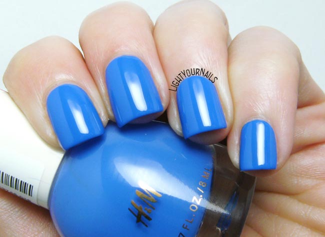 H&M Lapis Lazuli - smalto blu - blue nail polish