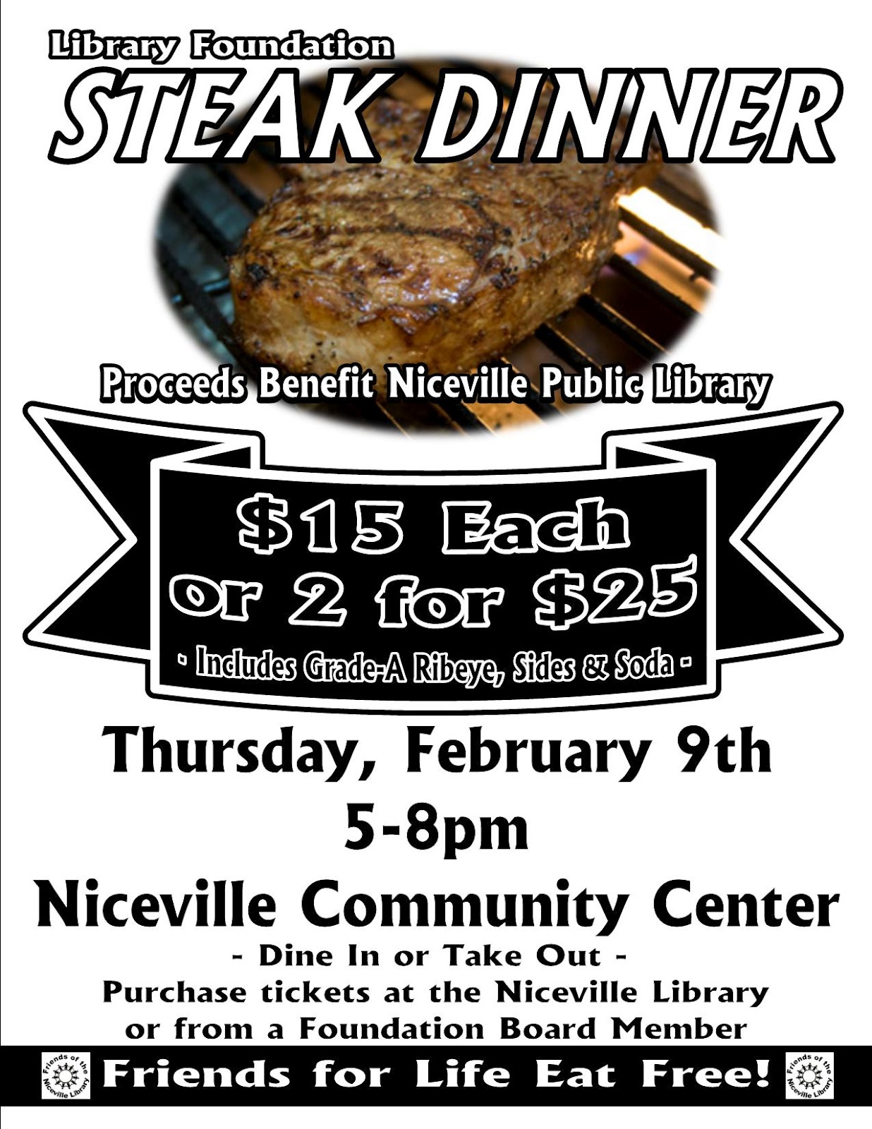 Friends of the Niceville Library Still time to get your tickets for
