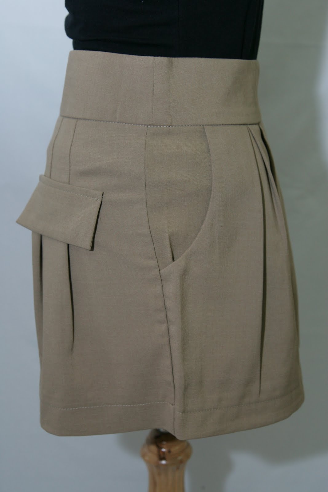 Global Shopaholics High Waist Skirt Pants