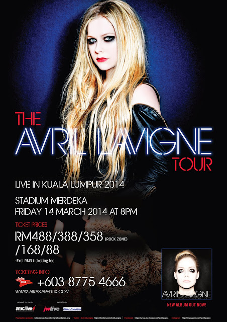 The Avril Lavigne Tour Live in Kuala Lumpur 2014