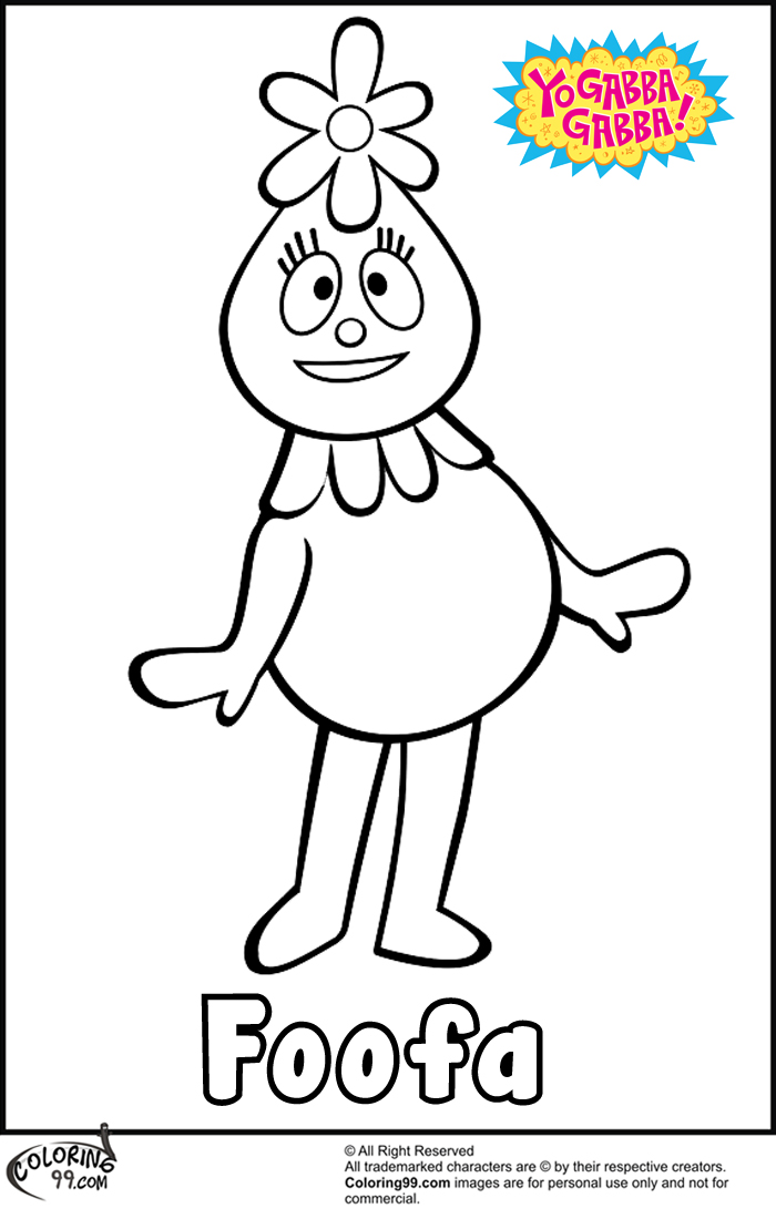 yogabbagabba coloring pages - photo #14