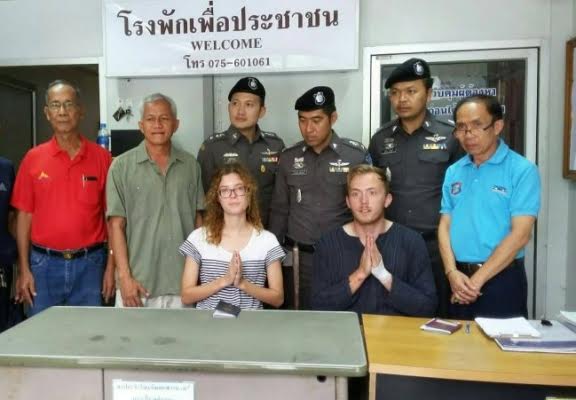 The American Couple Who Were Caught Having Sex In Public Fined By Thai