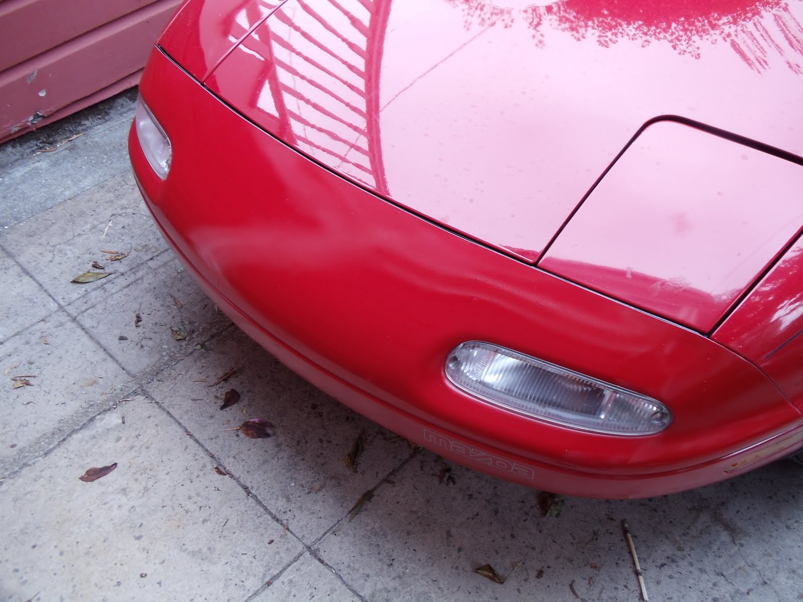 EV Miata An Electric Miata Project 8 Fix for a faded Miata bumper