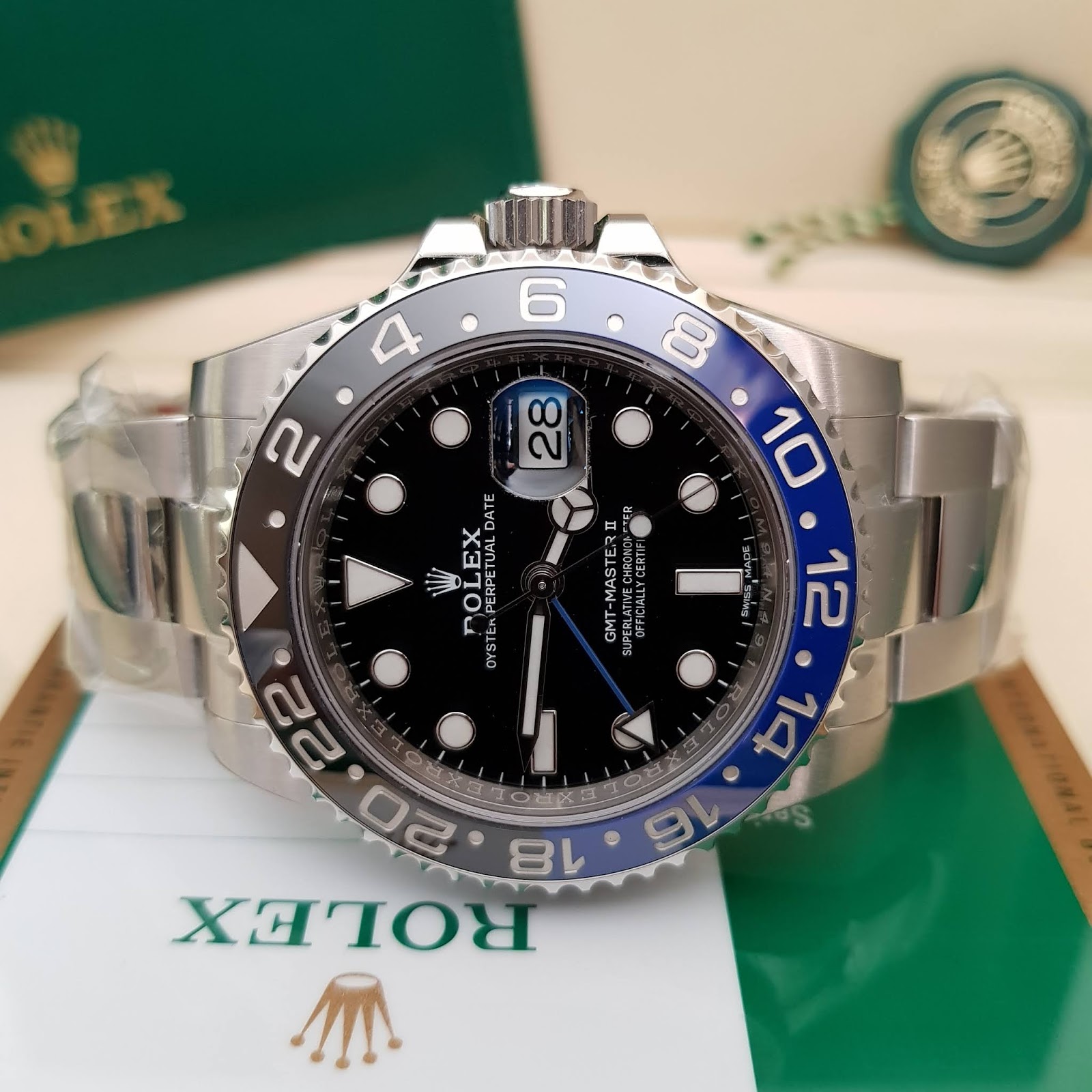 Jual Beli Jam Tangan Arloji Mewah Second Original Buy Sell Trade In Sold Brand New Rolex Gmt Master Ii Batman