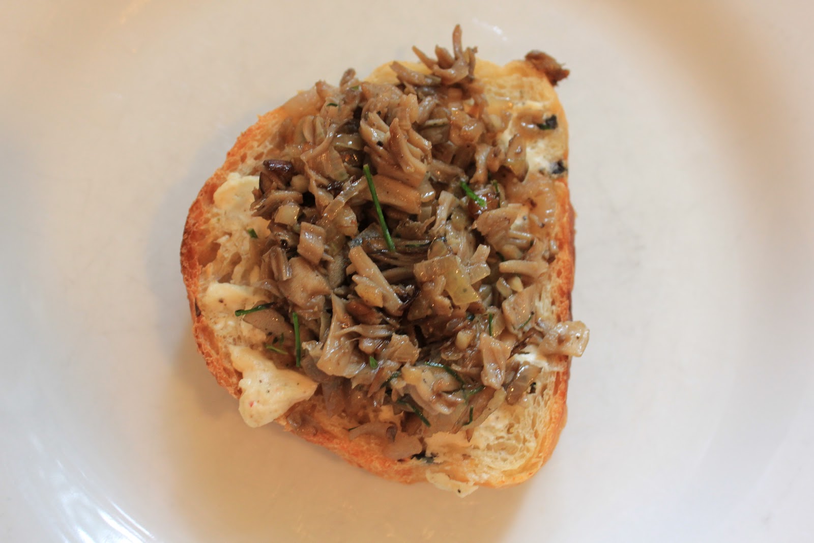 Westhampton DIY OpenFaced Maitake Mushroom Sandwich
