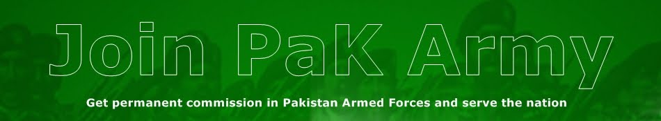 Join Pak Army