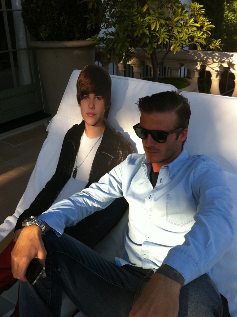 Stillglamo.ro David Beckham şi Justin Bieber împreună