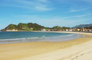 Ribadesella, vista de la playa