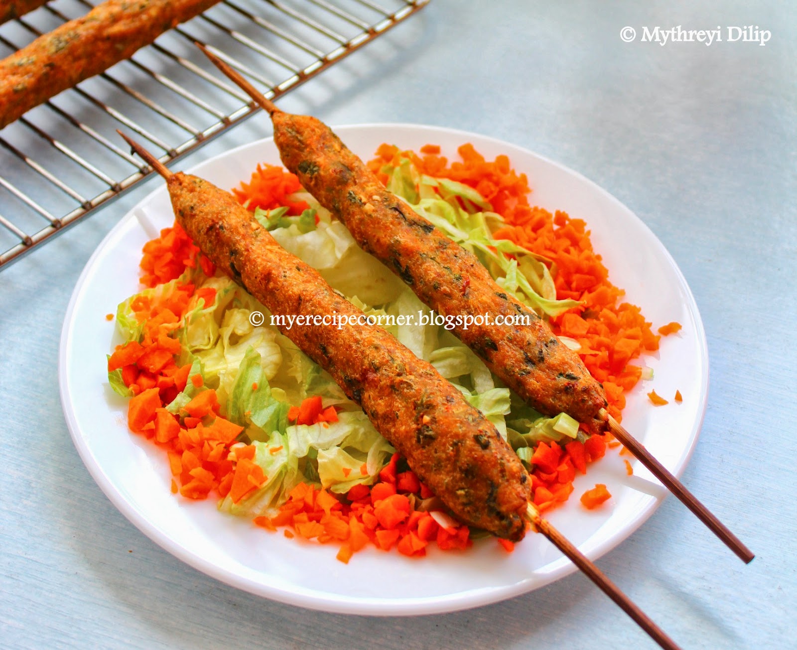 Mye's Kitchen Chicken Seekh Kabab Recipe
