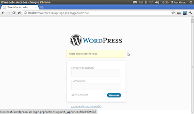 Como crear un blog con wordpress en el localhost ubuntu 12.04- Tiempo de Tux