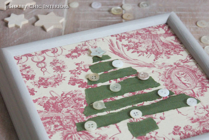 Regali Di Natale Shabby Chic.Natalealverde Un Albero In Cornice Shabby Chic Interiors