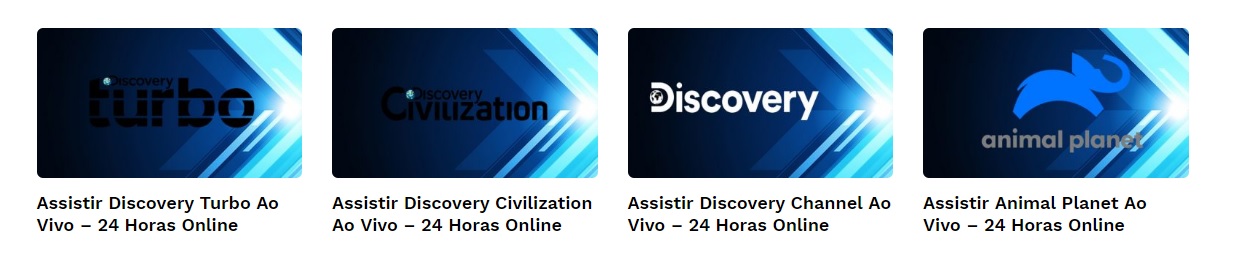 TV Online Documentários da Discovery