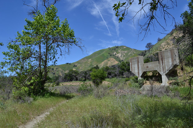 Sage Hill behind bits of river embellishments