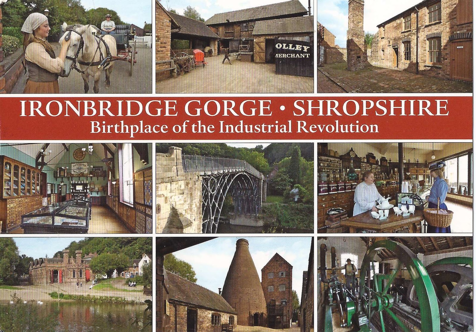 A Journey of Postcards Ironbridge United Kingdom